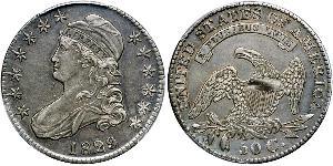50 Цент США (1776 - ) Серебро 