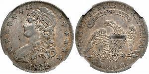 50 Цент США (1776 - ) Серебро 