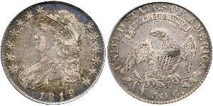 50 Цент США (1776 - ) Серебро 