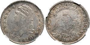 50 Цент США (1776 - ) Серебро 