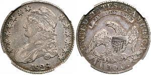 50 Цент США (1776 - ) Серебро 