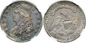 50 Цент США (1776 - ) Серебро 