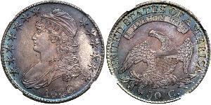 50 Цент США (1776 - ) Серебро 