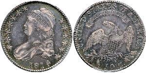 50 Цент США (1776 - ) Серебро 