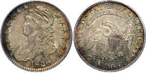 50 Цент США (1776 - ) Серебро 