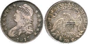 50 Цент США (1776 - ) Серебро 