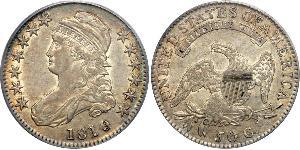 50 Цент США (1776 - ) Серебро 