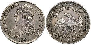 50 Цент США (1776 - ) Серебро 