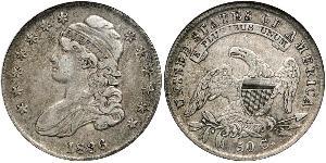 50 Цент США (1776 - ) Серебро 