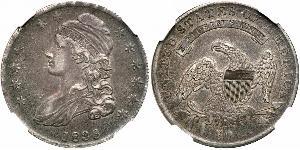 50 Цент США (1776 - ) Серебро 