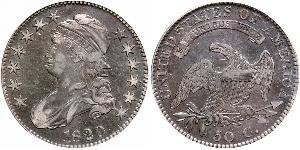50 Цент США (1776 - ) Серебро 