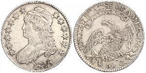 50 Цент США (1776 - ) Серебро 