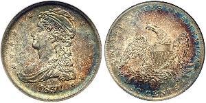 50 Цент США (1776 - ) Серебро 