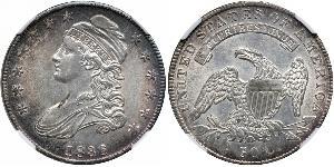 50 Цент США (1776 - ) Серебро 