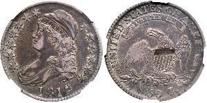 50 Цент США (1776 - ) Серебро 