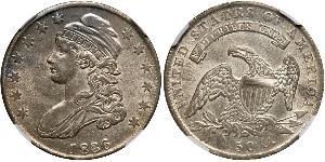 50 Цент США (1776 - ) Серебро 