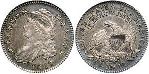 50 Цент США (1776 - ) Серебро 