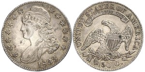 50 Цент США (1776 - ) Серебро 