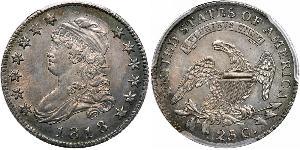 50 Цент США (1776 - ) Серебро 