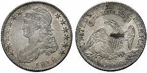 50 Цент США (1776 - ) Серебро 