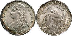 50 Цент США (1776 - ) Серебро 