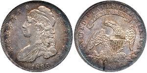 50 Цент США (1776 - ) Серебро 