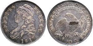 50 Цент США (1776 - ) Серебро 