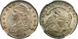 50 Цент США (1776 - ) Серебро 