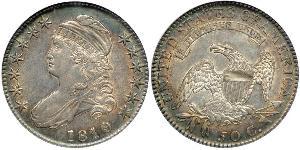 50 Цент США (1776 - ) Серебро 