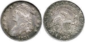 50 Цент США (1776 - ) Серебро 