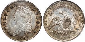 50 Цент США (1776 - ) Серебро 