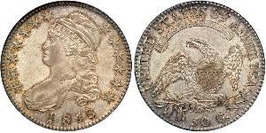 50 Цент США (1776 - ) Серебро 