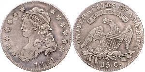 50 Цент США (1776 - ) Серебро 