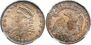 50 Цент США (1776 - ) Серебро 