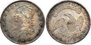 50 Цент США (1776 - ) Серебро 