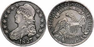 50 Цент США (1776 - ) Серебро 