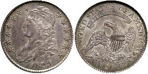 50 Цент США (1776 - ) Серебро 