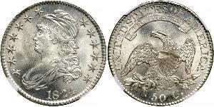 50 Цент США (1776 - ) Серебро 