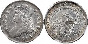 50 Цент США (1776 - ) Серебро 