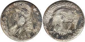 50 Цент США (1776 - ) Серебро 