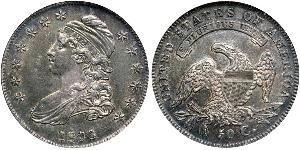 50 Цент США (1776 - ) Серебро 