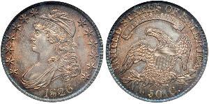 50 Цент США (1776 - ) Серебро 