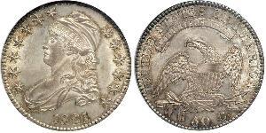 50 Цент США (1776 - ) Серебро 