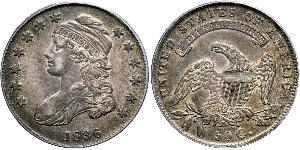 50 Цент США (1776 - ) Серебро 