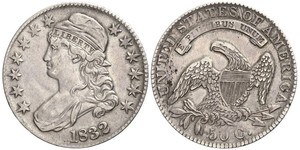 50 Цент США (1776 - ) Серебро 