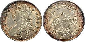 50 Цент США (1776 - ) Серебро 