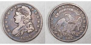 50 Цент США (1776 - ) Серебро 
