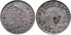 50 Цент США (1776 - ) Серебро 