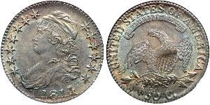 50 Цент США (1776 - ) Серебро 
