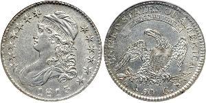 50 Цент США (1776 - ) Серебро 